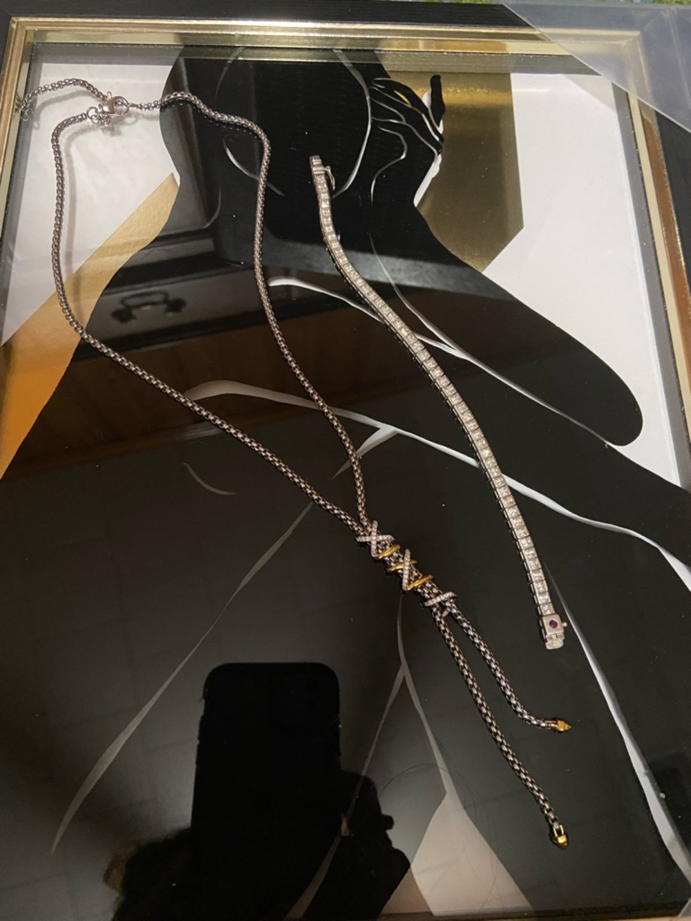 Necklace by David Yurman and Elle 925 bracelet